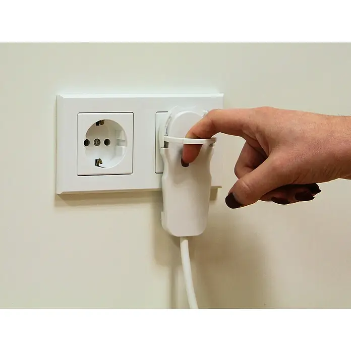 Voltomat Flachstecker - Weiß - Anwendungsbeispiel