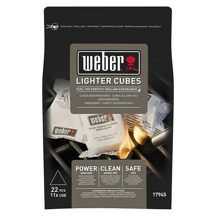Weber Kocke za potpalu - Ukupan broj komada: 22 Kom. - Pogled sprijeda