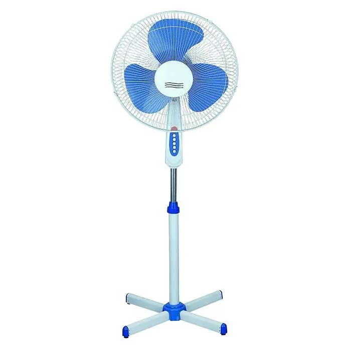 Stajaći ventilator - Bijele boje, Promjer: 40 cm, 40 W, Visina: 130 cm - Pogled sprijeda