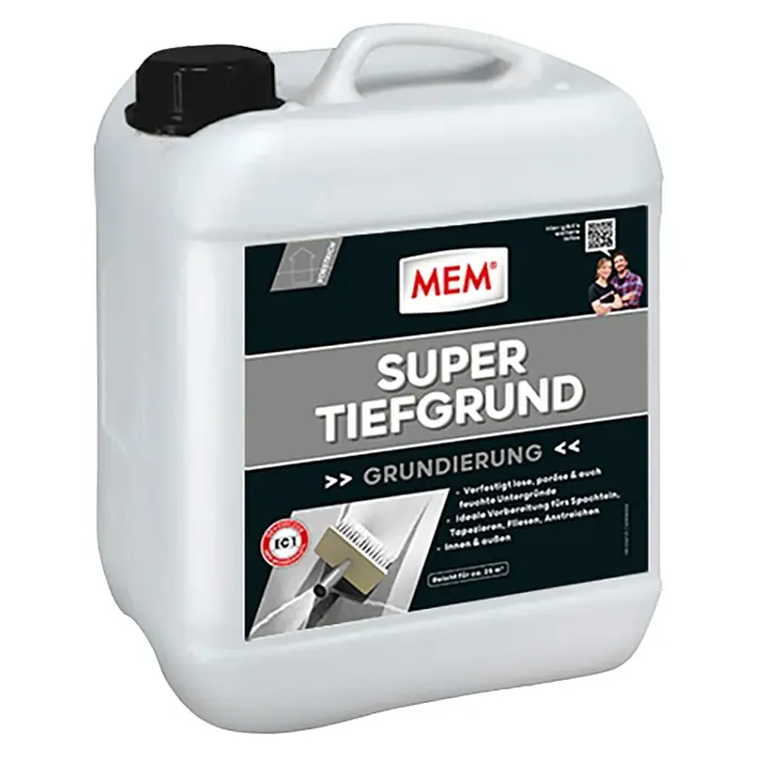 MEM Super-Tiefgrund - 5 l, Lösemittelfrei - Diagonale Ansicht