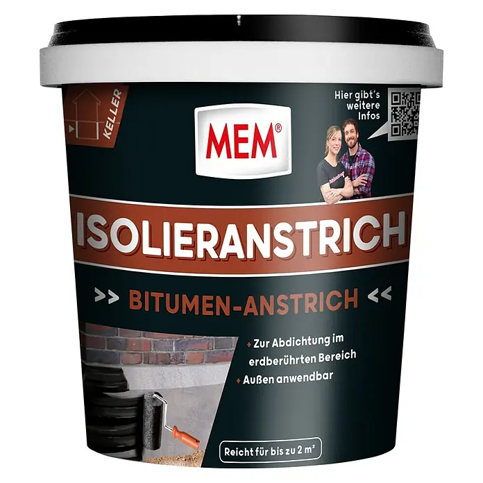 MEM Isolieranstrich - 1 l - Vorderansicht