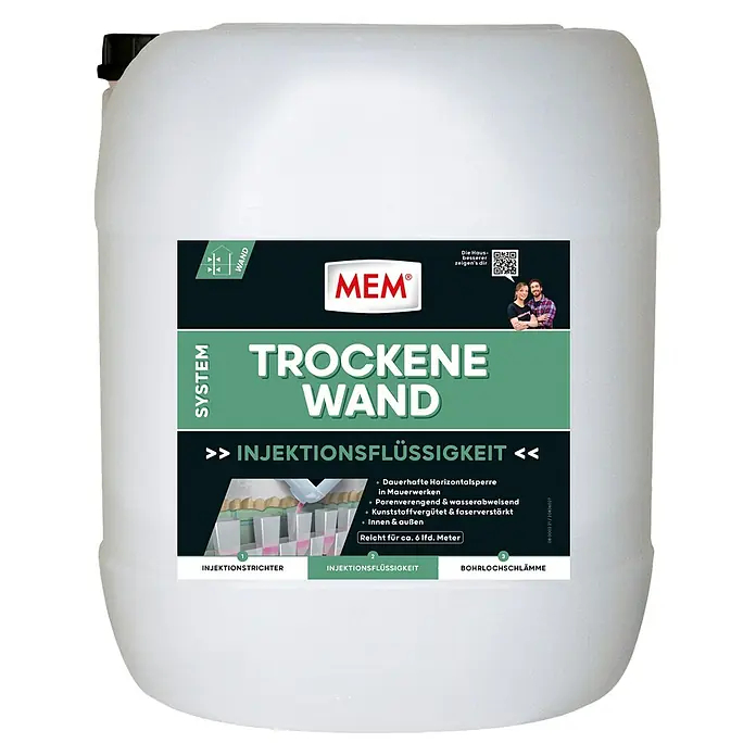 MEM Trockene Wand - 30 l, Lösemittelfrei - Vorderansicht