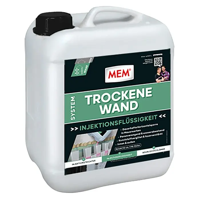 MEM Trockene Wand - 5 l, Lösemittelfrei - Diagonale Ansicht