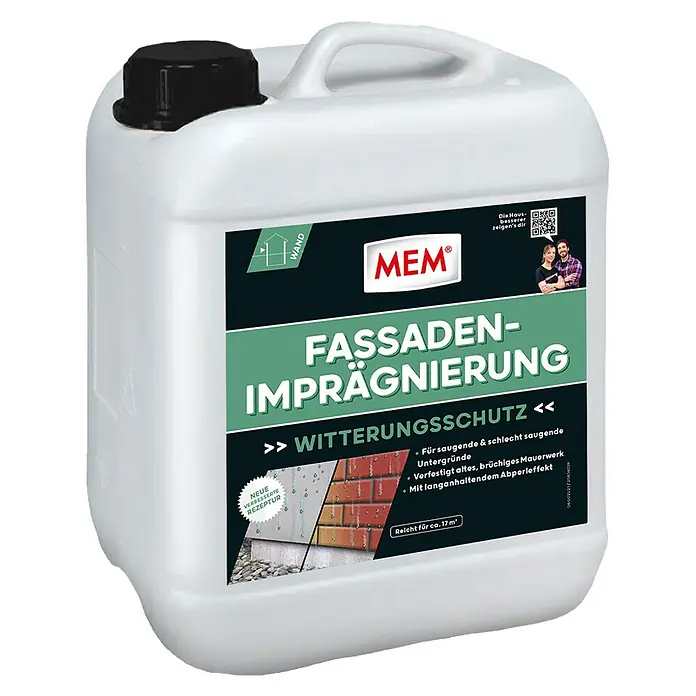 MEM Fassadenschutz - 5 l, Lösemittelfrei - Diagonale Ansicht