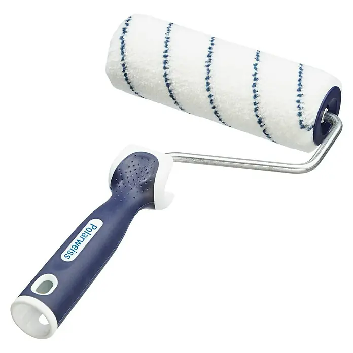 SCHÖNER WOHNEN-Farbe Profi-Farbroller Polarweiß - Breite Walze: 18 cm, Bügelstärke: 8 mm - Diagonale Ansicht