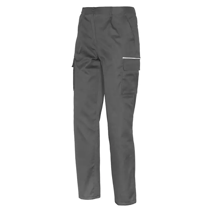 Industrial Starter Pantalones de trabajo Euromix - M, Gris, 65% poliéster y 35% algodón