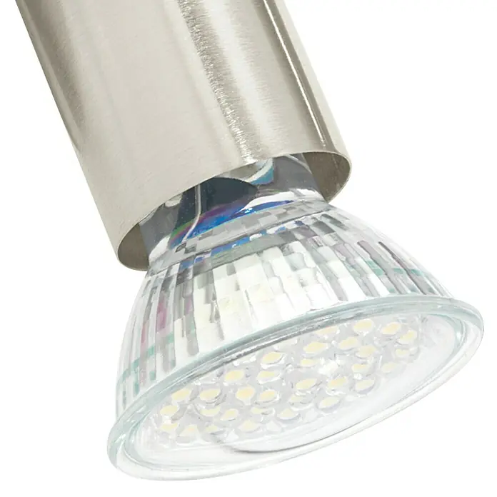 Eglo LED-Wandstrahler - 3 W, Nickel matt, Warmweiß