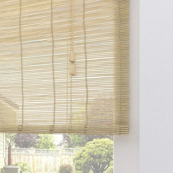 Rollo Basic - B x H: 100 x 160 cm, Natur - Detailaufnahme