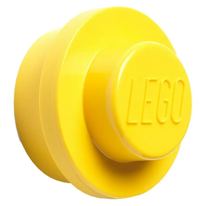 Lego Garderobenhaken - Rot, Blau, Gelb, 3 -tlg. - Detailaufnahme