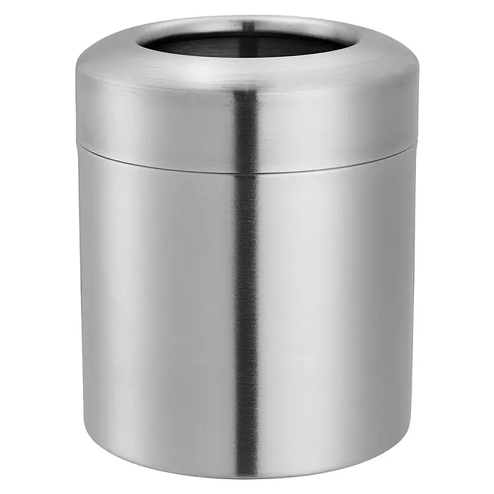Diaqua Kosmetikeimer - Ohne Schwingdeckel, Ø x H: 12 x 14 cm, Edelstahl, Silber - Vorderansicht
