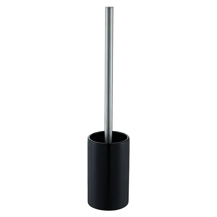 Diaqua WC-Bürstengarnitur Mix & Match - Ø x H: 8 x 40 cm, Schwarz - Vorderansicht