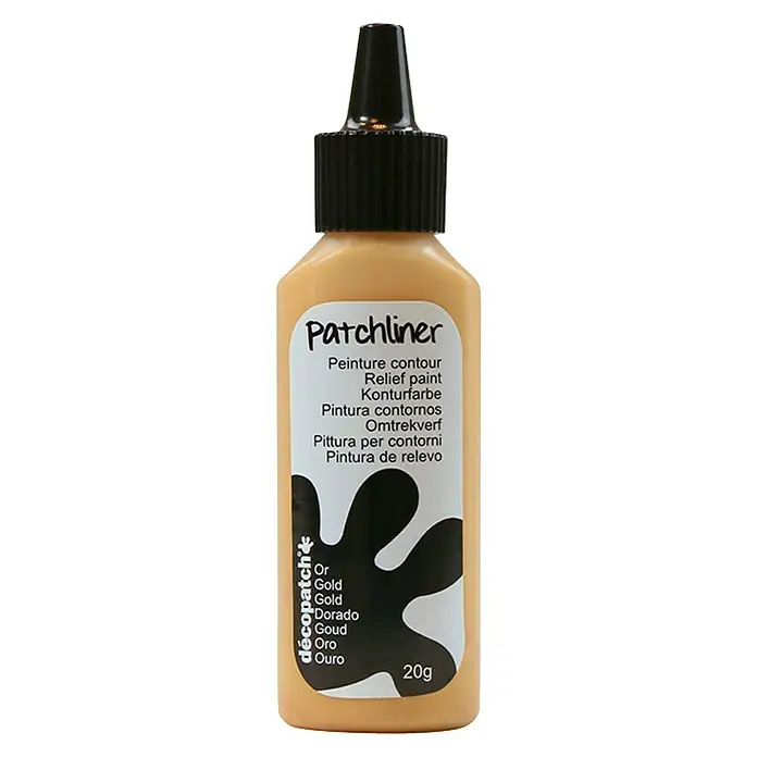 Décopatch Pintura contornos Patchliner - Oro, 20 g