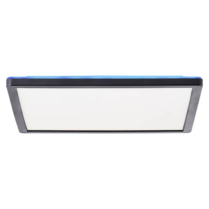 Brilliant LED-Deckenleuchte Tanida - 24 W, L x B x H: 42 x 42 x 2,6 cm, Weiß, Kaltweiß - Diagonale Ansicht
