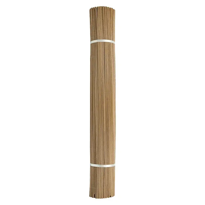 Nortene Ocultación de mimbre Fency Wick - Plástico, L x Al: 3 x 1 m, Marrón - Vista frontal