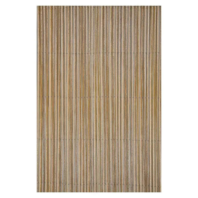 Nortene Ocultación de mimbre Fency Wick - Plástico, L x Al: 3 x 1 m, Marrón - Primer plano