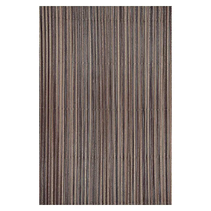 Nortene Ocultación de mimbre Fency Wick - Plástico, L x Al: 3 x 2 m, Marrón castaño - Primer plano