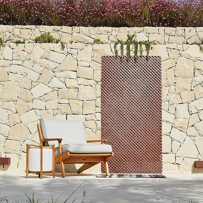 Celosía LOP - An x Al: 1 x 2 m, Marrón - Foto ambiente
