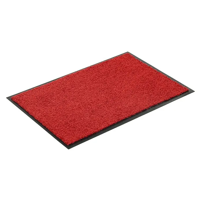 Astra Schmutzfangmatte Diamant - Uni, Rot, 90 x 150 cm, Material Nutzschicht: 100 % Polyamid - Rechte Seitenansicht
