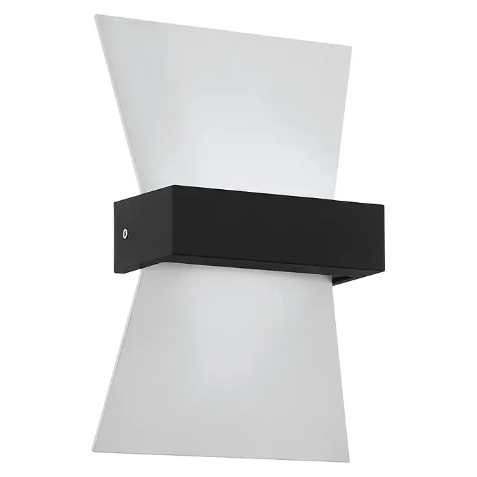 Eglo Vanjska zidna LED svjetiljka Albenza - 4,8 W, Š x V: 20 x 30 cm, Antracit, Bijele boje, IP44 - Dijagonalni pogled