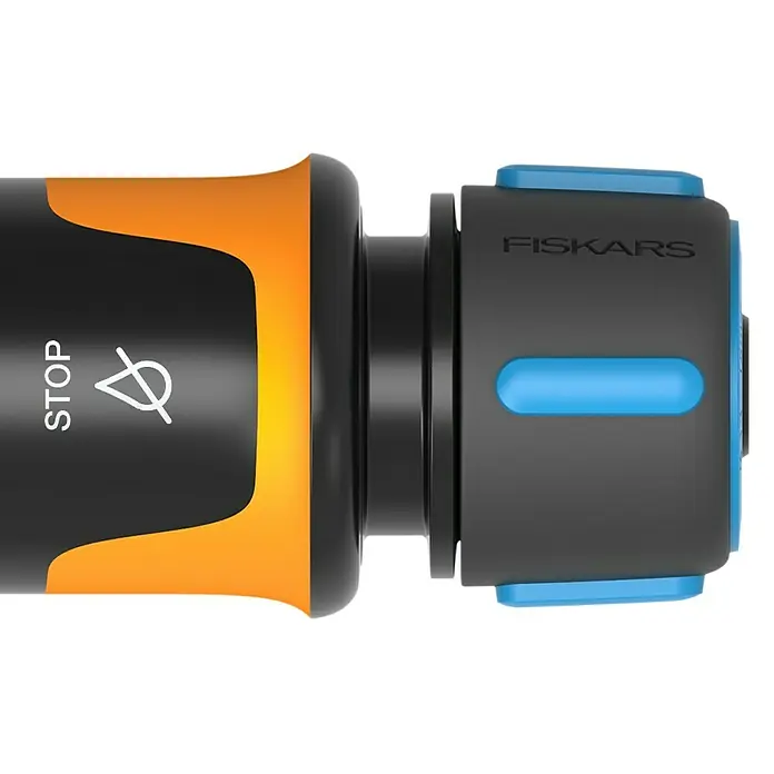 Fiskars Schlauchanschluss - ½″, Mit Wasserstopp - Ansicht von oben