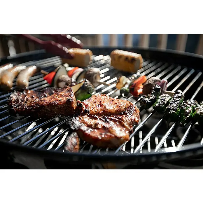Kingstone Kugelgrill Bullet 57 - Schwarz, Hauptgrillfläche: Ø 57 cm - Detailaufnahme