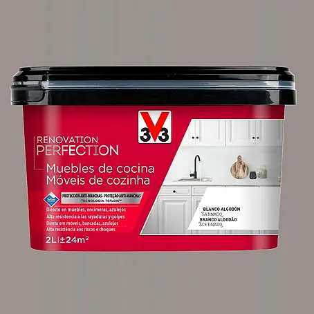 V33  Esmalte Cocinas Renovation Perfection Inox