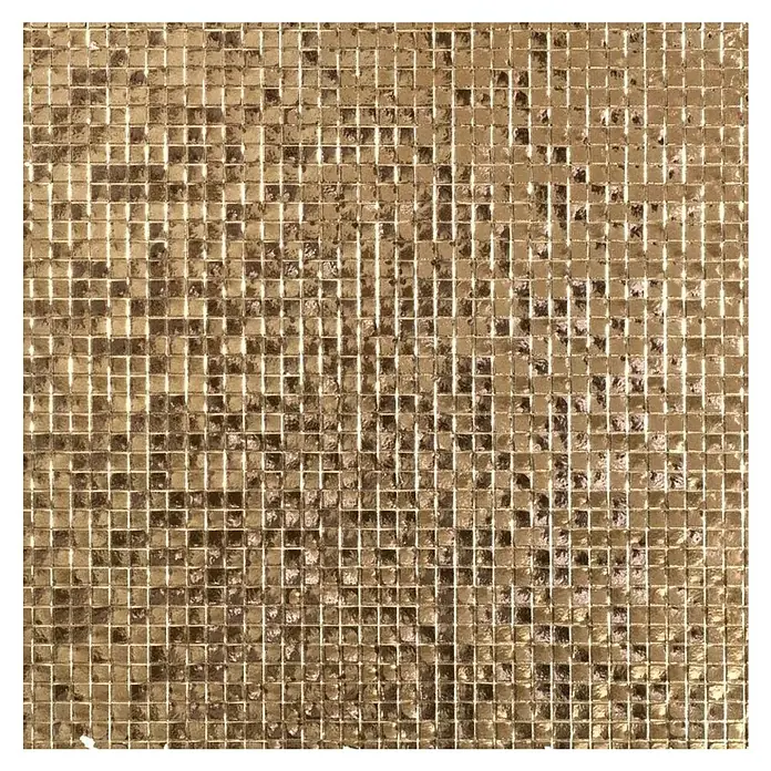 Metallic by Palazzo Zidna pločica Golden Quadra - 40 x 40 cm, zlatna, Glazirano - Pogled sprijeda