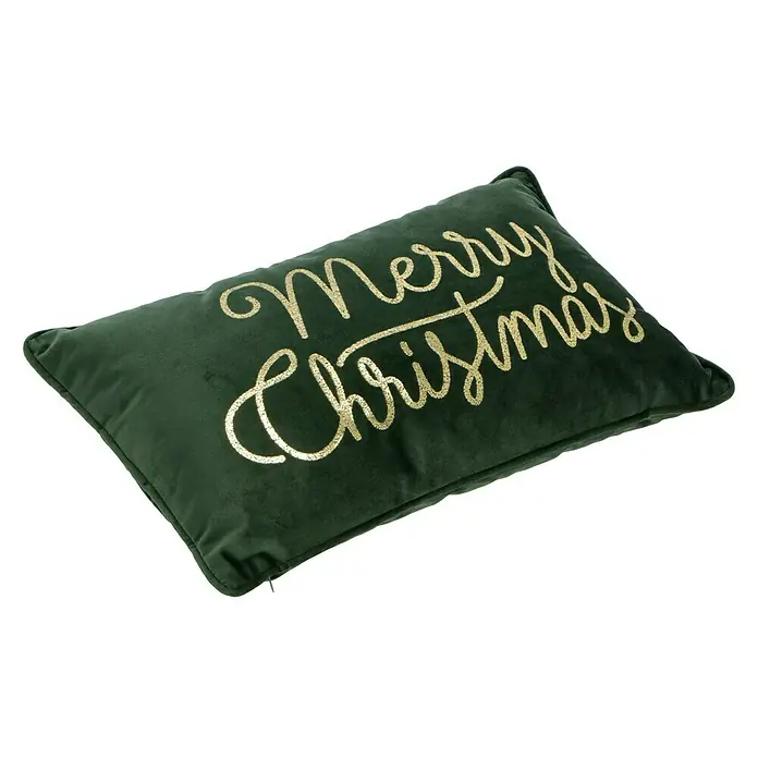 Kissen Weihnachten - Mountain View, 50 x 30 cm, 100 % Polyester - Diagonale Ansicht