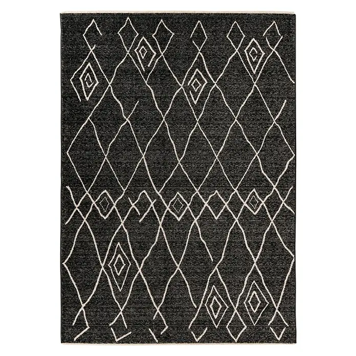Kurzflorteppich Agadir - Graphit, 150 x 80 cm, 100% Polypropylen (Flor) - Vorderansicht