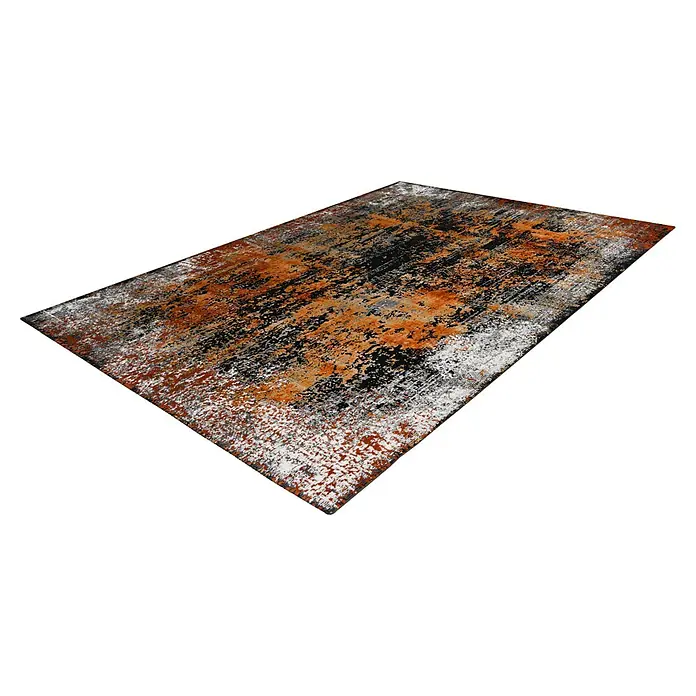 Kurzflorteppich Pablo 702 - Mehrfarbig, 170 x 120 cm, 50% Polyester, 50% Polypropylen - Diagonale Ansicht
