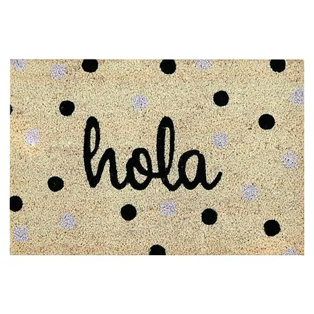Felpudo de coco Fancy Hola