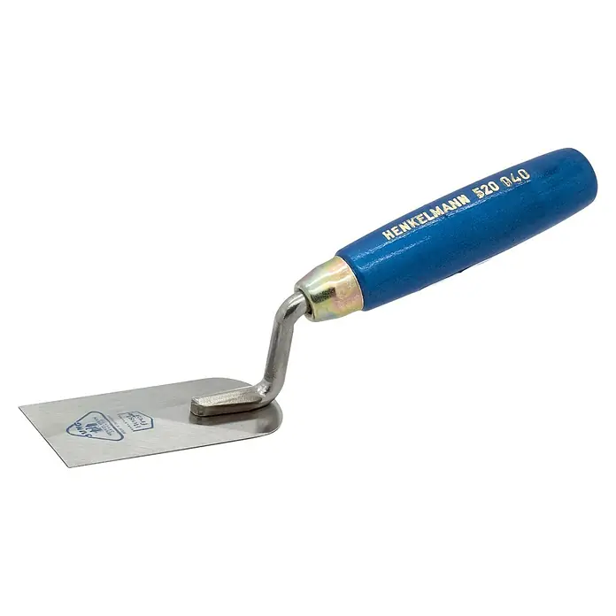 Jung Henkelmann Stukkateurspachtel - 40 mm, Qualitätsstahl rostfrei - Diagonale Ansicht