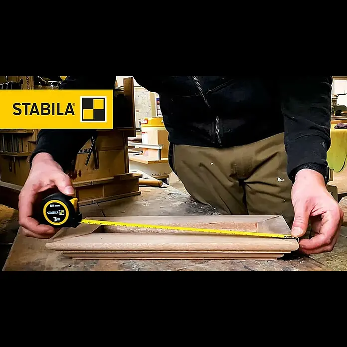 Stabila Taschenbandmaß BM 100 - 5 m - STABILA Taschenbandma BM 100  Deutsch