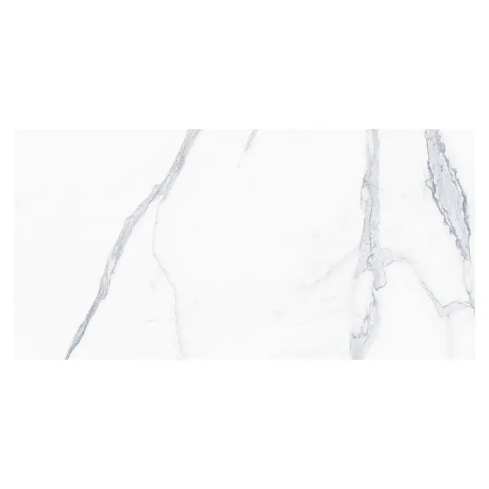 BHS Showroom Pavimento porcelánico Palatina - 75 x 150 cm, Blanco, Rectificado, Mate - Vista superior