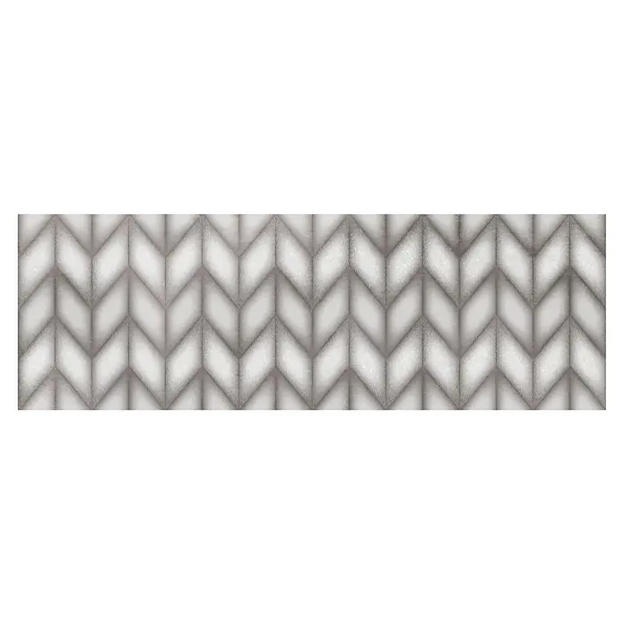 BHS Showroom Revestimiento cerámico Madox Spike - 40 x 120 cm, Antracita, Rectificado, Efecto cemento - Vista superior