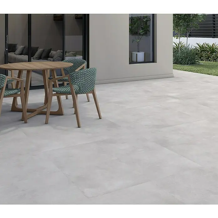 BHS Showroom Pavimento porcelánico Energy Antislip - 45 x 45 cm, Natural, Efecto cemento - Foto ambiente