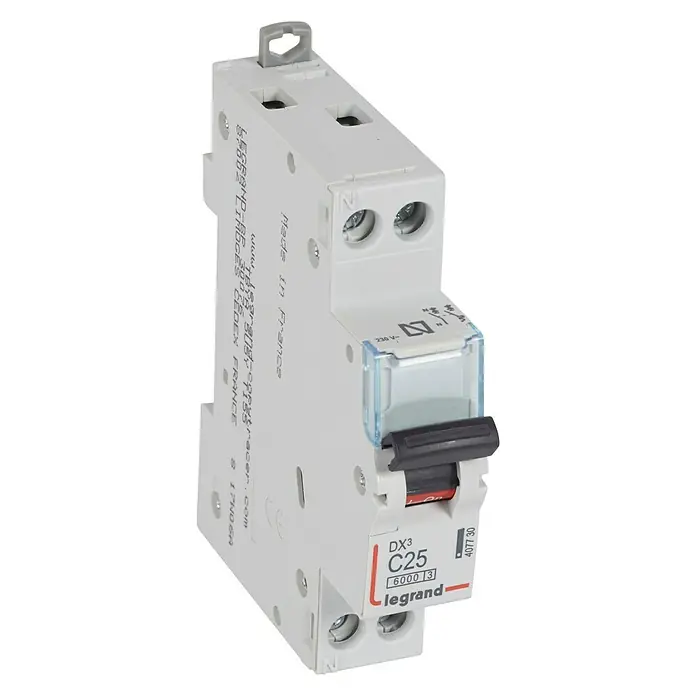 Legrand Magnetotérmico automático DX3 UNI+N - 25 A, 1 polo