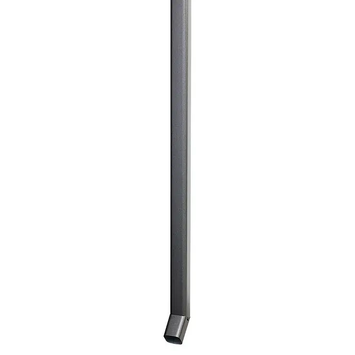 Biohort HighLine Regenfallrohr-Set - Passend für: Biohort Gerätehaus HighLine, Dunkelgrau Metallic, 205,5 cm - Diagonale Ansicht