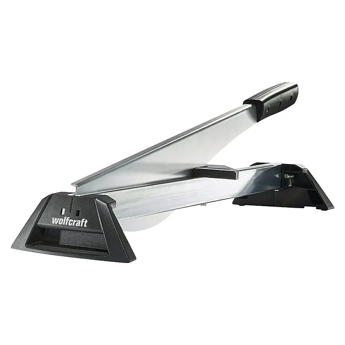 Wolfcraft Cortaláminas de parquet LC100 - Apto para: Laminado, Ancho de corte: 210 mm con 8 mm de grosor