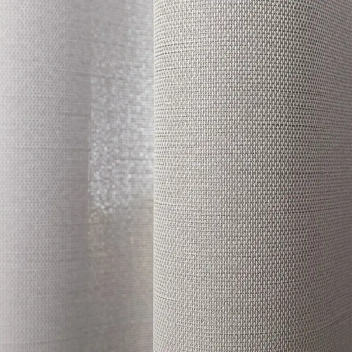 Gordijn Reston Lichtdoorlatend - 270 x 270 cm, Taupe - Close-up