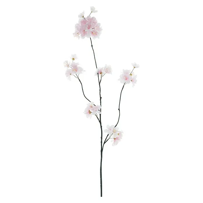 Kunstbloem Prunus Malaga - Hoogte: 84 cm, Polyester - Vooraanzicht