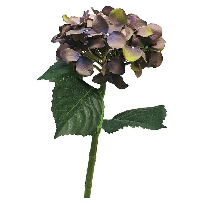 Kunstbloem Hydrangea Artist - Hoogte: 48 cm, Polyester - Vooraanzicht