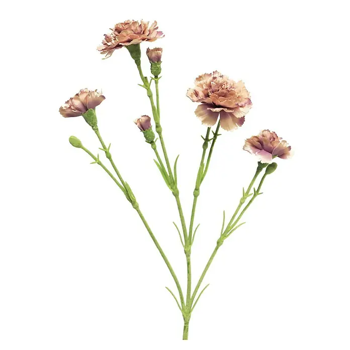 Kunstbloem Dianthus Charly - Hoogte: 62 cm, Polyester - Vooraanzicht
