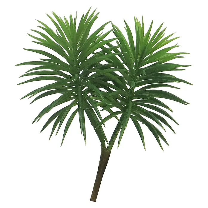 Kunstplant Crossostephium - Hoogte: 18 cm, Polyester - Vooraanzicht