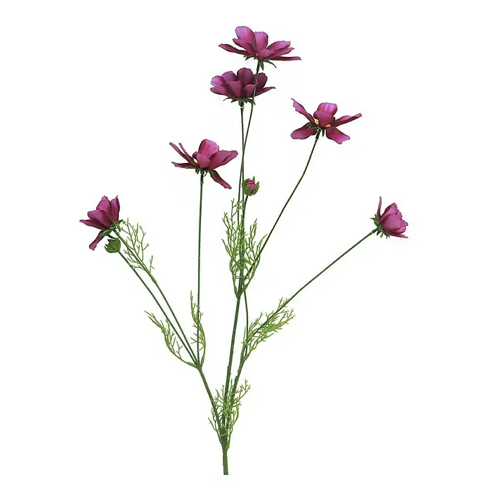 Kunstbloem Cosmos Orion - Hoogte: 92 cm, Polyester - Vooraanzicht