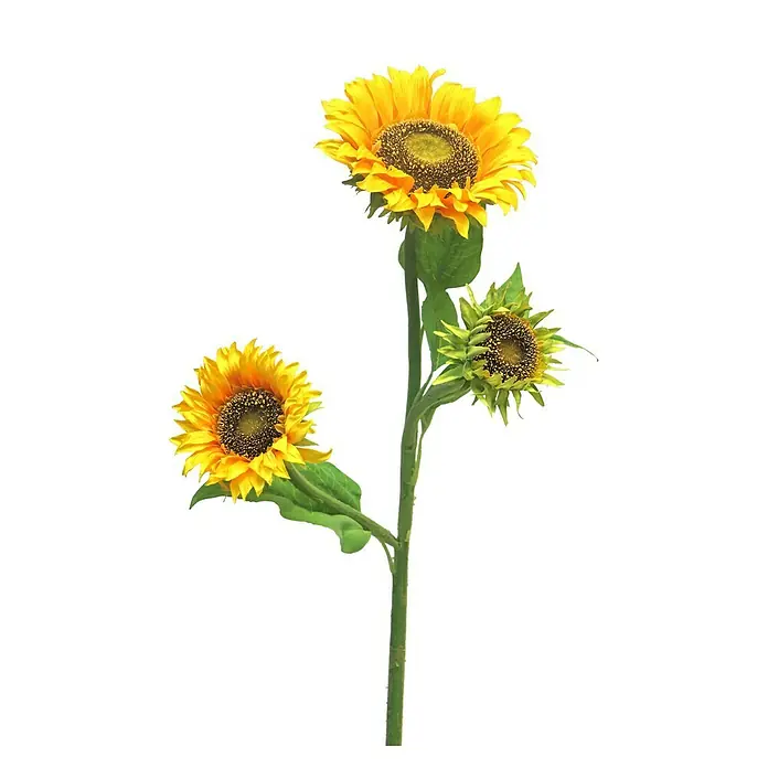 Kunstbloem Sunflowers Tuscany - Hoogte: 85 cm, Polyester - Vooraanzicht