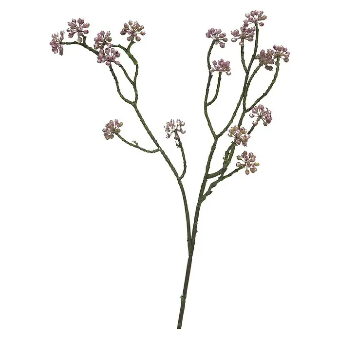 Kunstbloem Arborescens - Hoogte: 58 cm, Polyester - Vooraanzicht