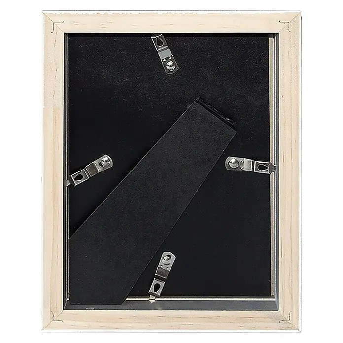 Nielsen Bilderrahmen Apollo - Schwarz, 20 x 20 cm, Holz - Rückansicht