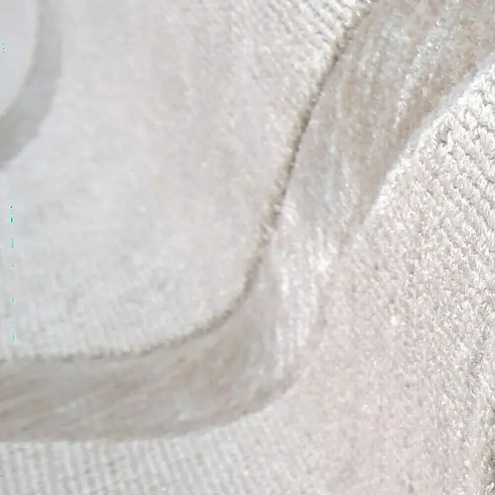 Kayoom Kurzflorteppich Luxury 210 - Elfenbein/Taupe, 290 x 200 cm, 100 % Viskose - Detailaufnahme