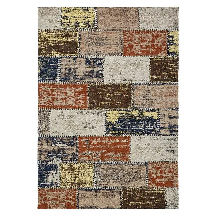Kayoom Flachgewebeteppich Sitar - Multi, 150 x 80 cm, 100 % Polyester - Ansicht von oben